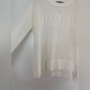 AllSaints white sweater , size M